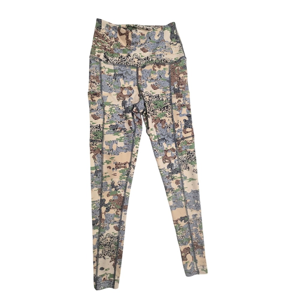 Forloh Womens High Rise Leggings Exposed Camo Hunting Hiking Pants XS USA Made